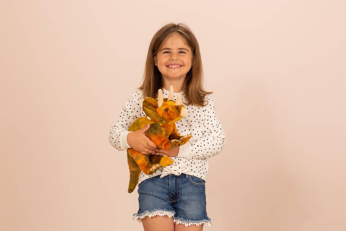 Triceratops Dinosaur Plush – 42 cm