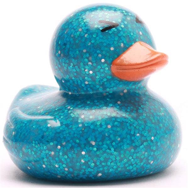 Glittereendje - Blauw