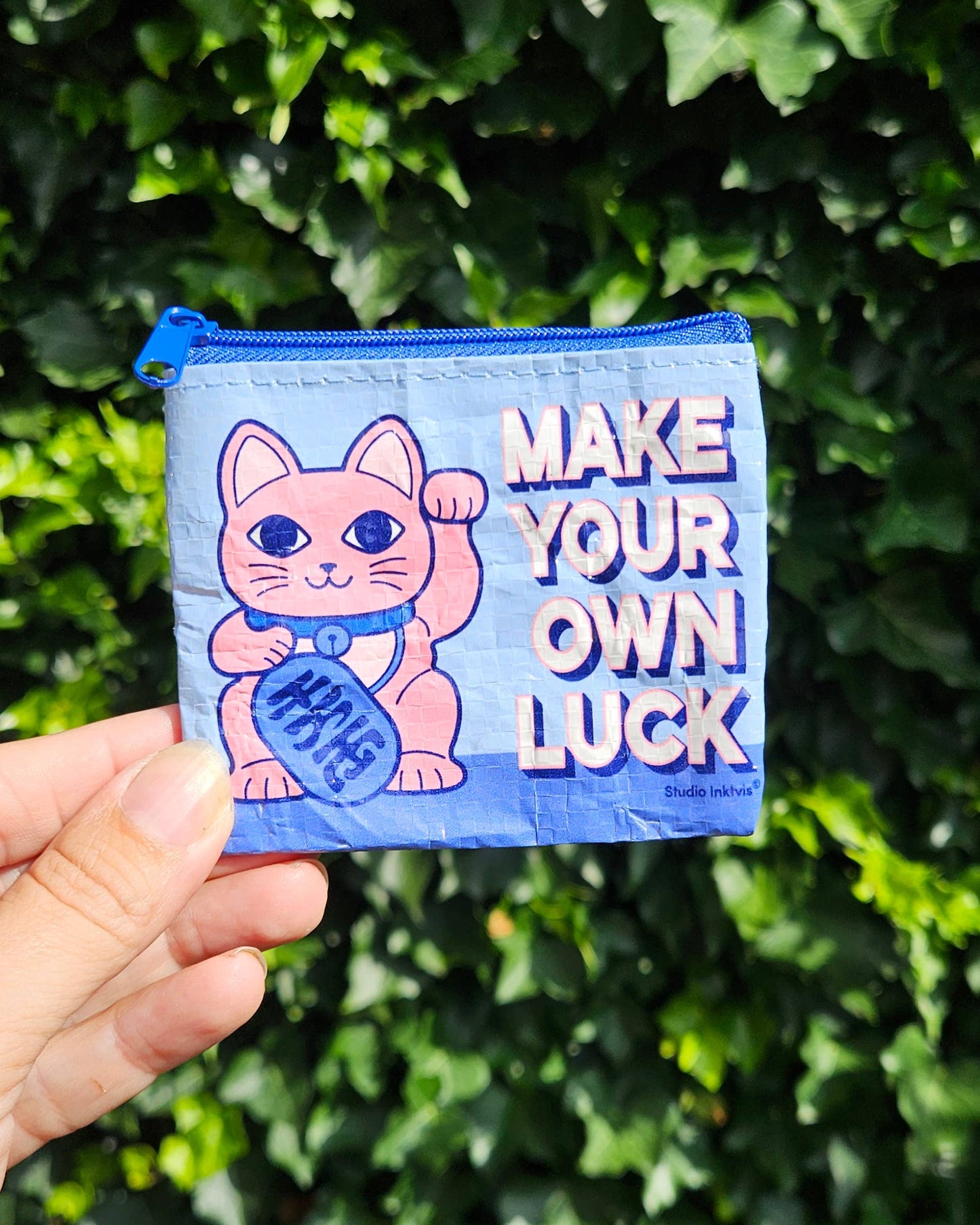Mini Porte-monnaies Chat Chanceux “Make your own Luck”
