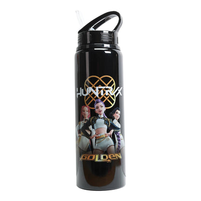 KPop Demon Hunters - Flip-top Bottle (650 ml). Gold