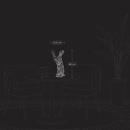 Lampe de table Lapin Meister Lampe, Argent