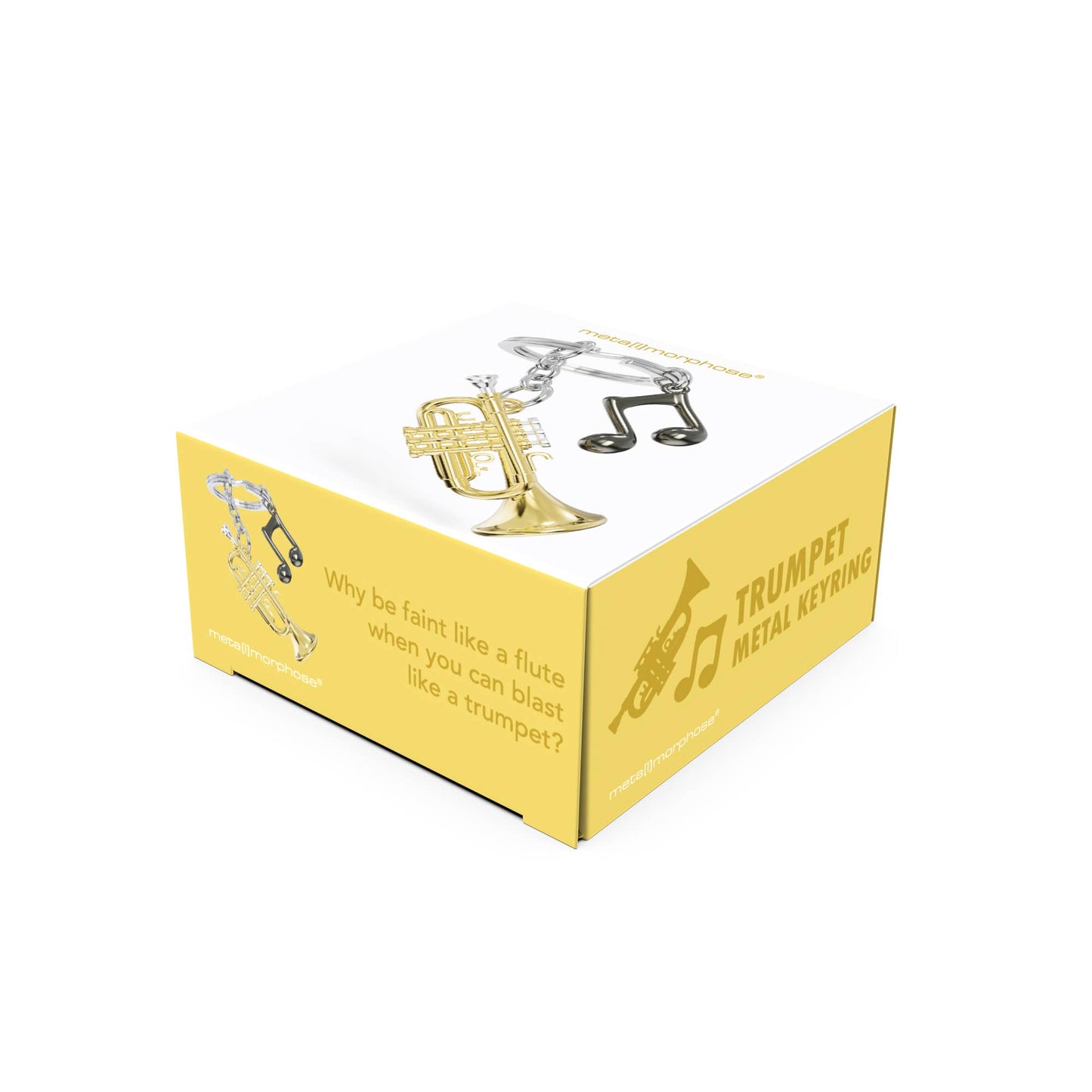 Sleutelhanger met trompetmotief