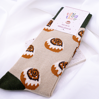 Cinnamon Roll Socks
