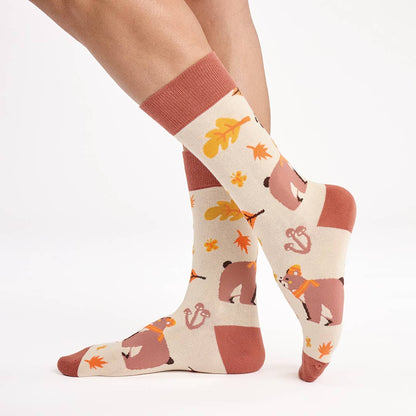 "OSITO" Bear Socks for Autumn