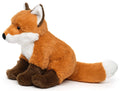 Peluche Renard Roux Assis