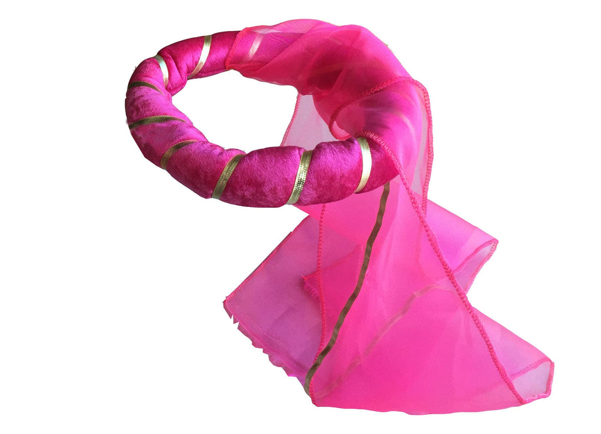 Pink Velvet Princess Headband