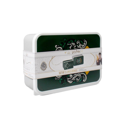 Harry Potter Slytherin Set of 2 Lunch Boxes