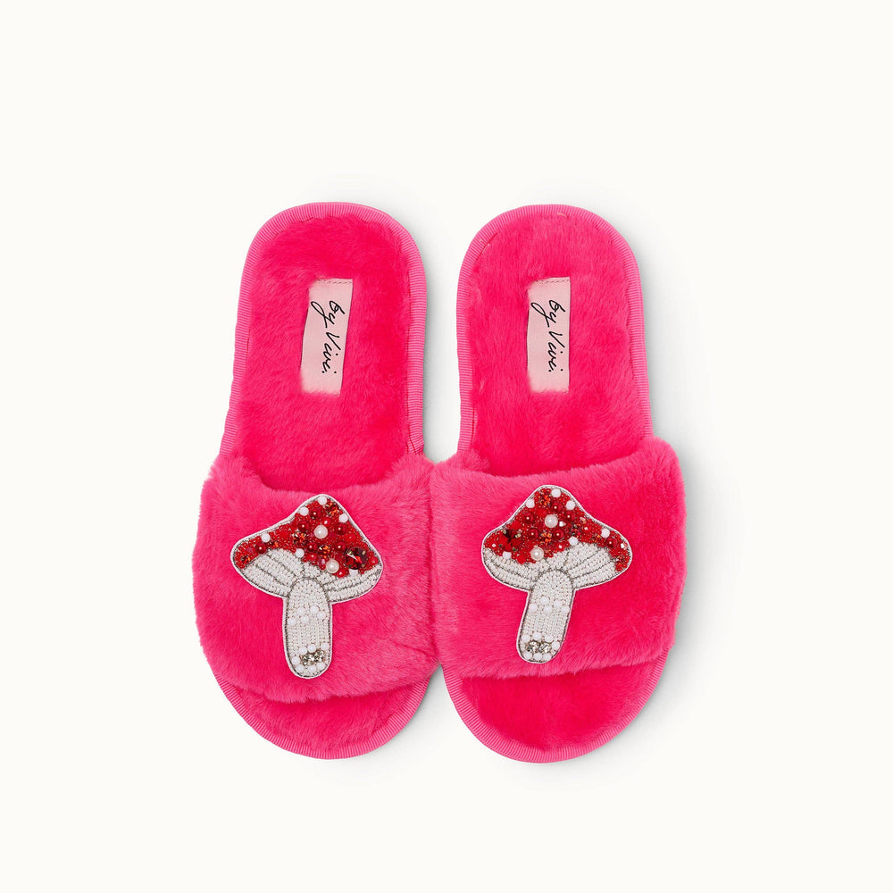 Paire de Broches pour Chaussons - Champignons