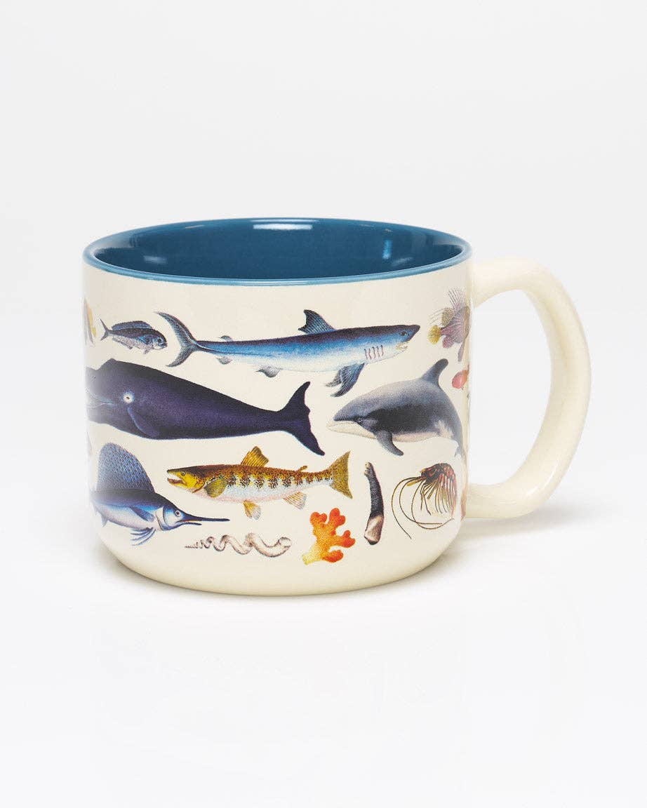 Mug Zoologie marine 440 ml – produit scientifique Cognitive Surplus EU, vue 1