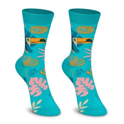 Children's cotton socks, durable and fun, tropical pattern