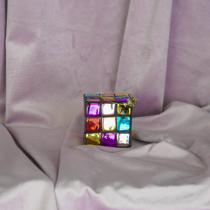 Boule de Noël Casse Tête Cube