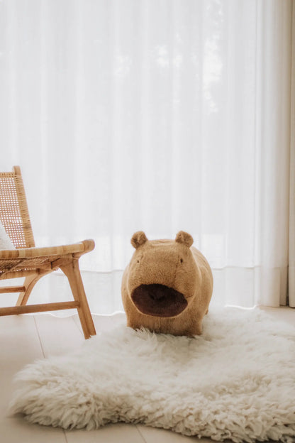 Soft and bouncy capybara