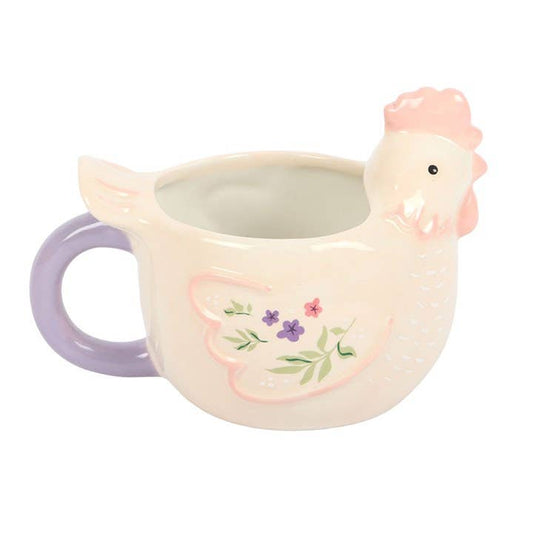 Mug 3D Poule florale
