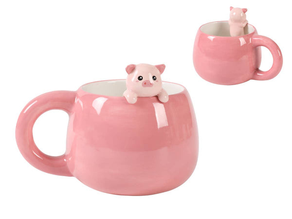 Mug avec Figurine Cochon