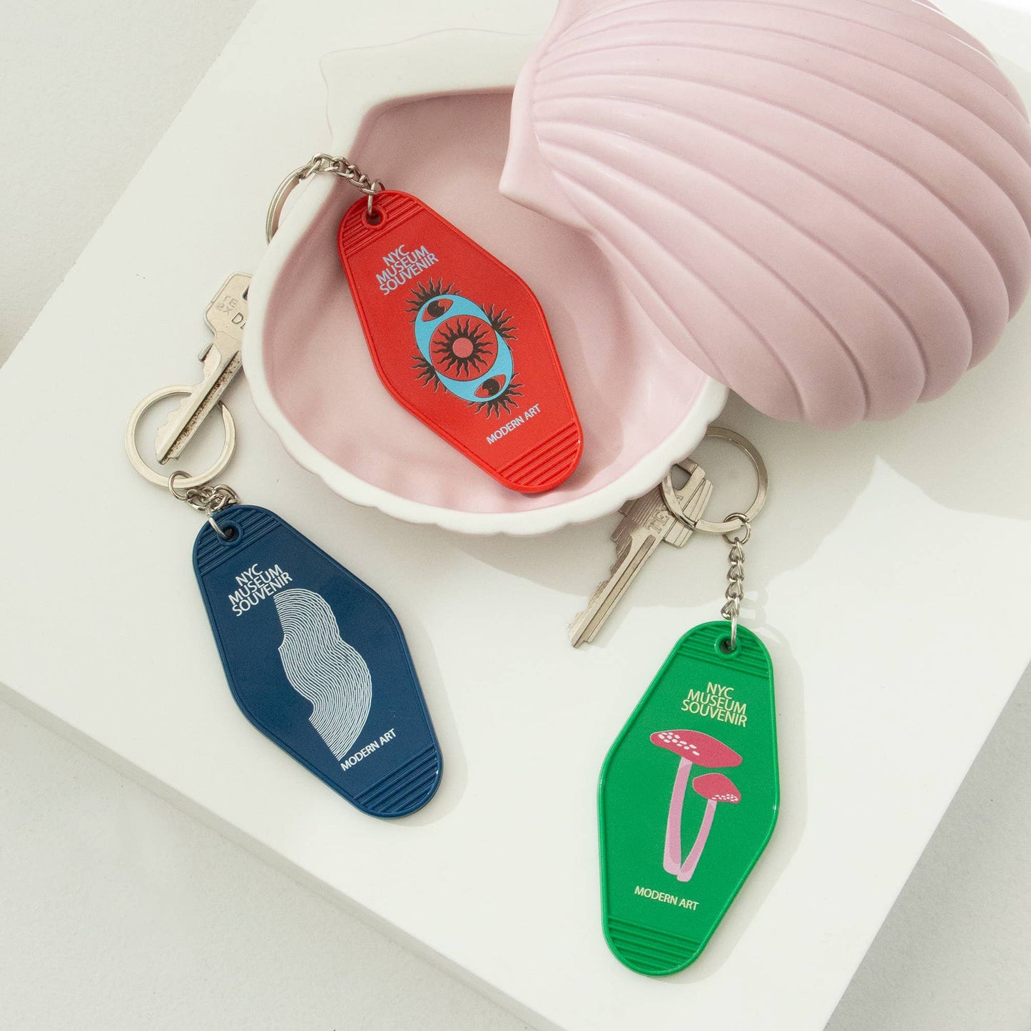 Porte-clés Musée NYC - Rouge