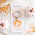 Pretty autumn pumpkin keyring