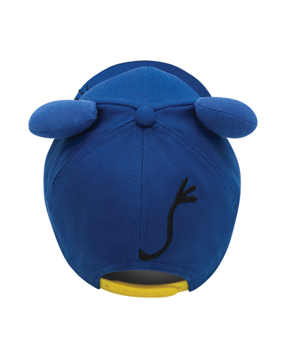 Children's cap with the blue elephant
