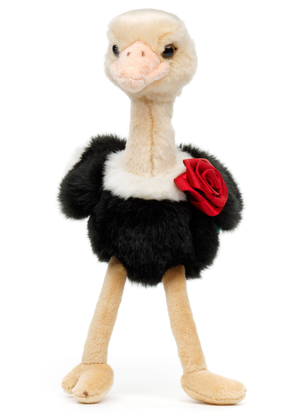 Bouquet Peluche Doiseaux Rose Rouge Uni