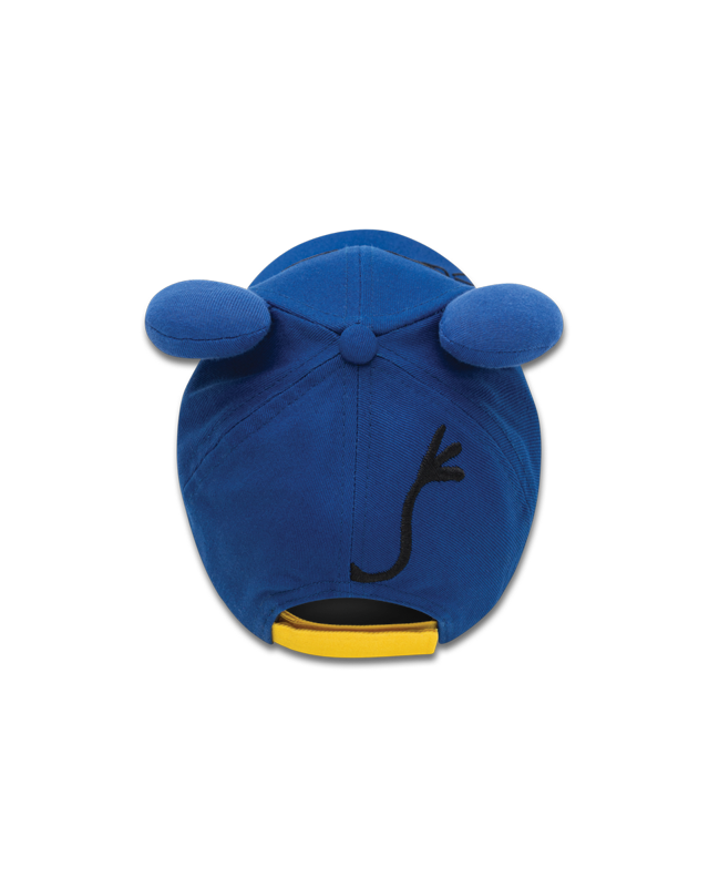 Children's cap with the blue elephant