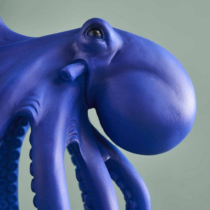 Baby Otto de Octopus Tafellamp, Blauwe Hars, 15,5 x 13,5 cm
