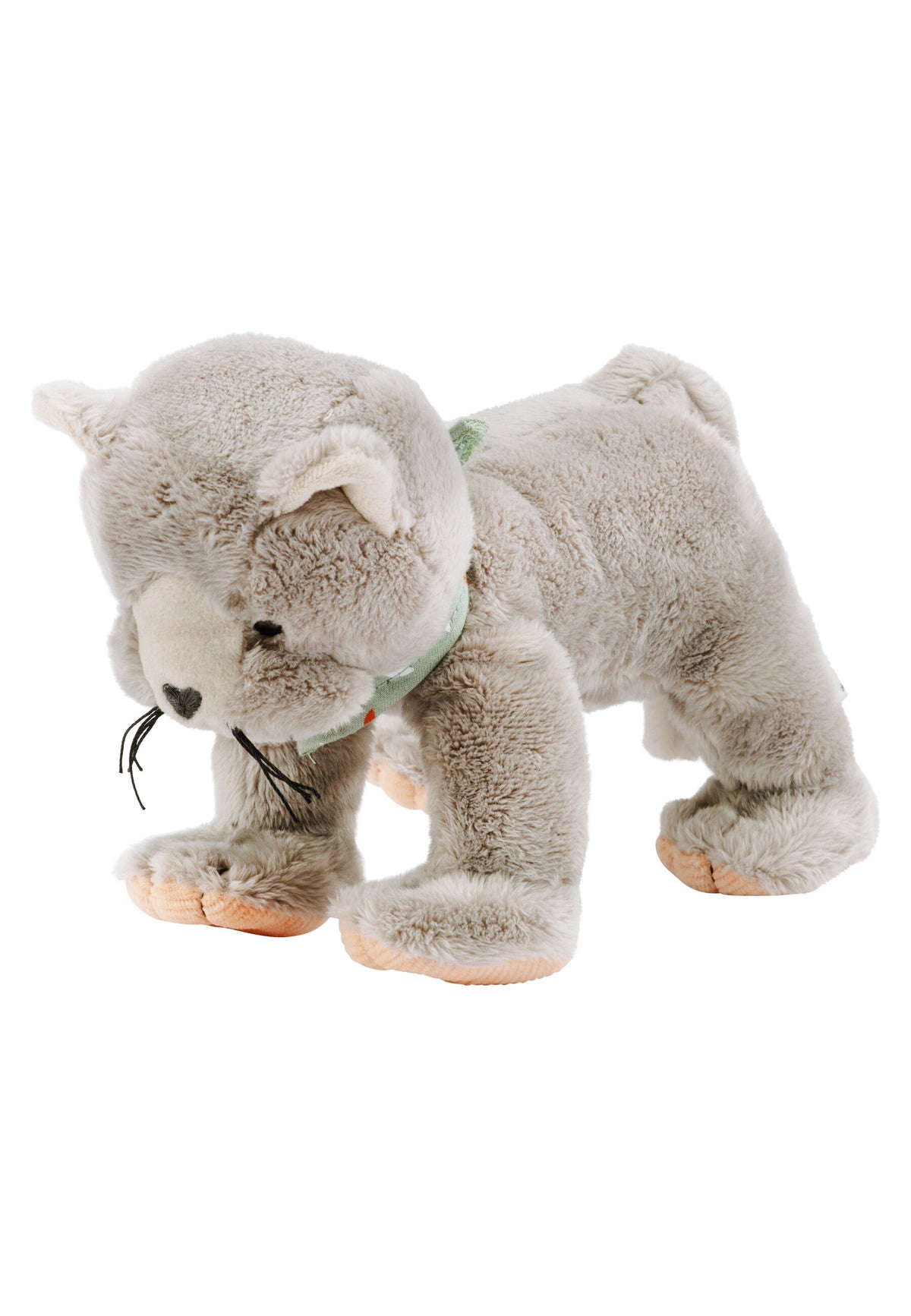 Peluche Chat Lilly M avec hochet - 20 cm
