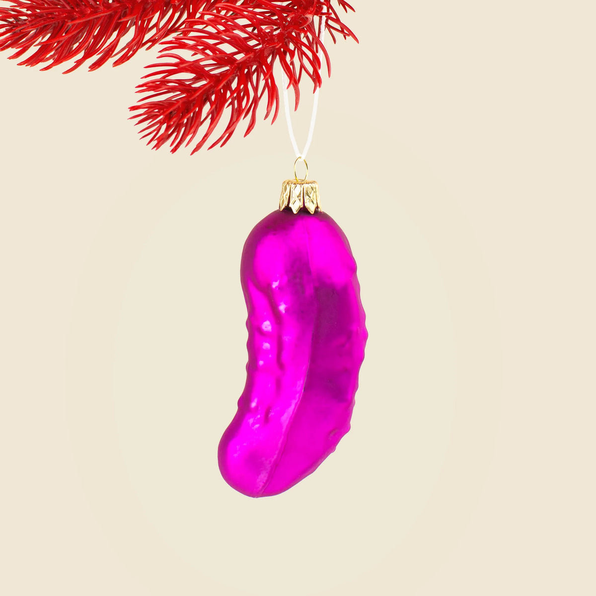 Pink Pickle Christmas Ball