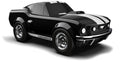 Zwarte Ford Mustang - Baghera
