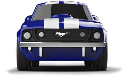 Blauwe Ford Mustang - Baghera