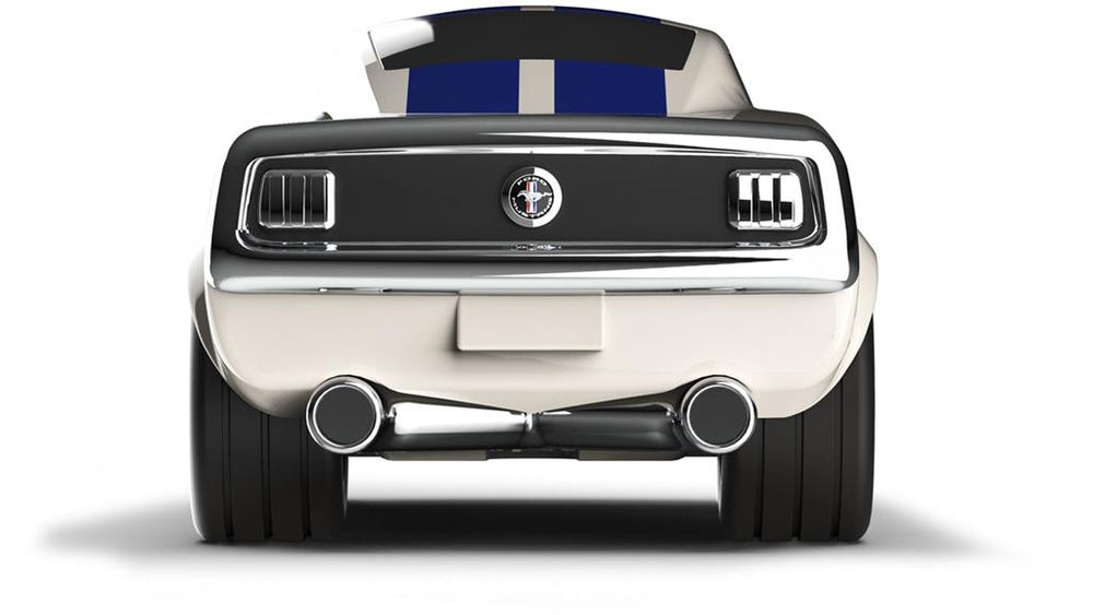 Ivory White Ford Mustang Car - Baghera