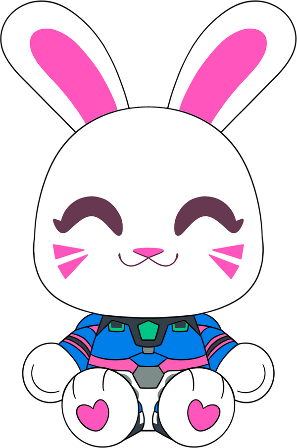 D.VA Bunny Plush (9in)