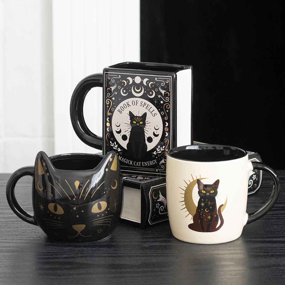 Mug 3D Tête de Chat noir