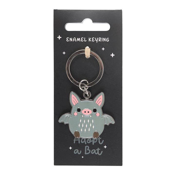 Get a bat keychain for Halloween