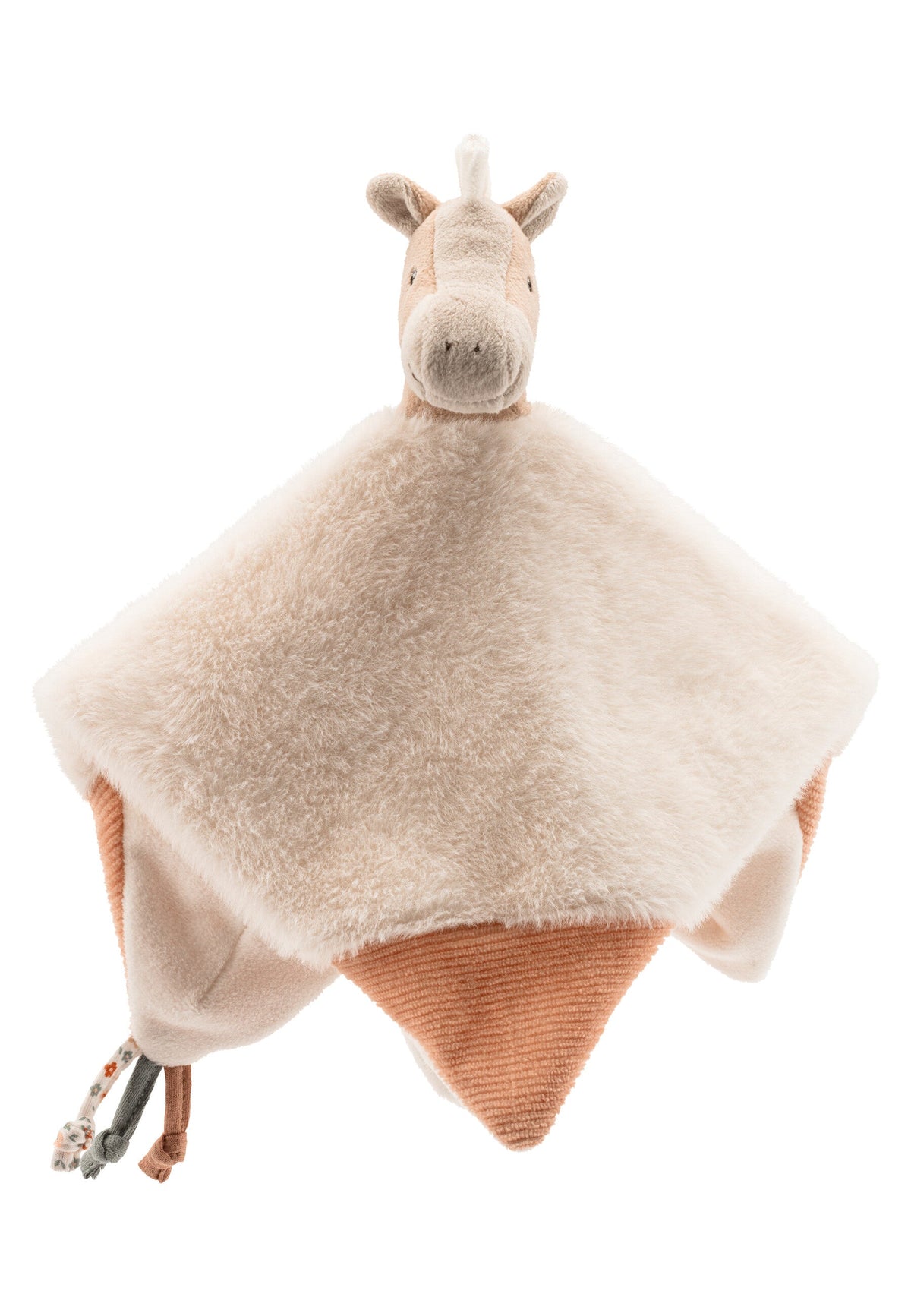 Doudou Cheval Sunny avec hochet - 28 cm