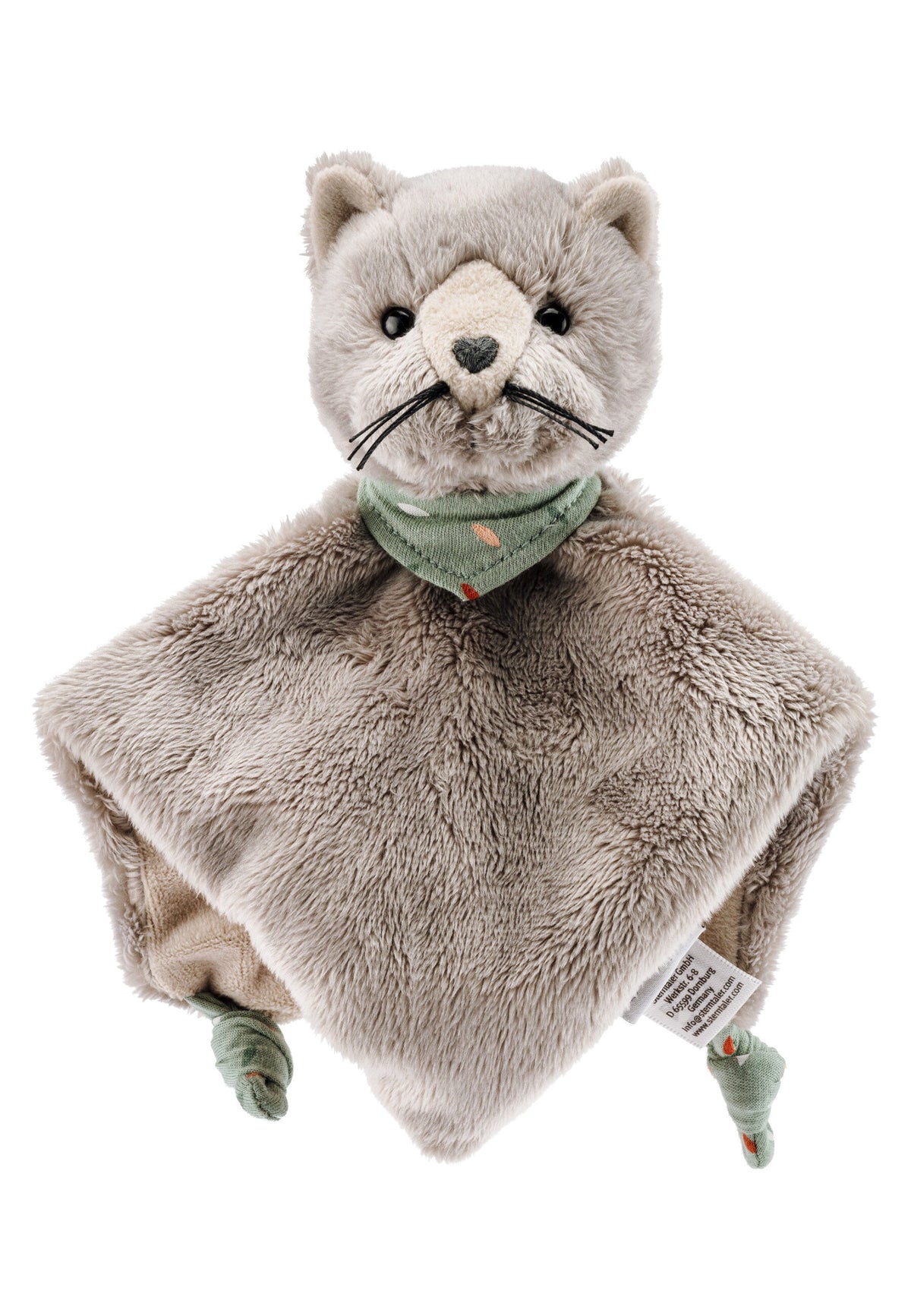 Doudou Chat Lilly S avec hochet - 21 cm