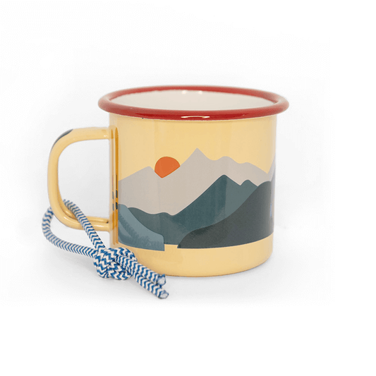 Tasse émaillée Montagnes