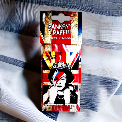 Banksy car air freshener - "Lizzy Stardust"