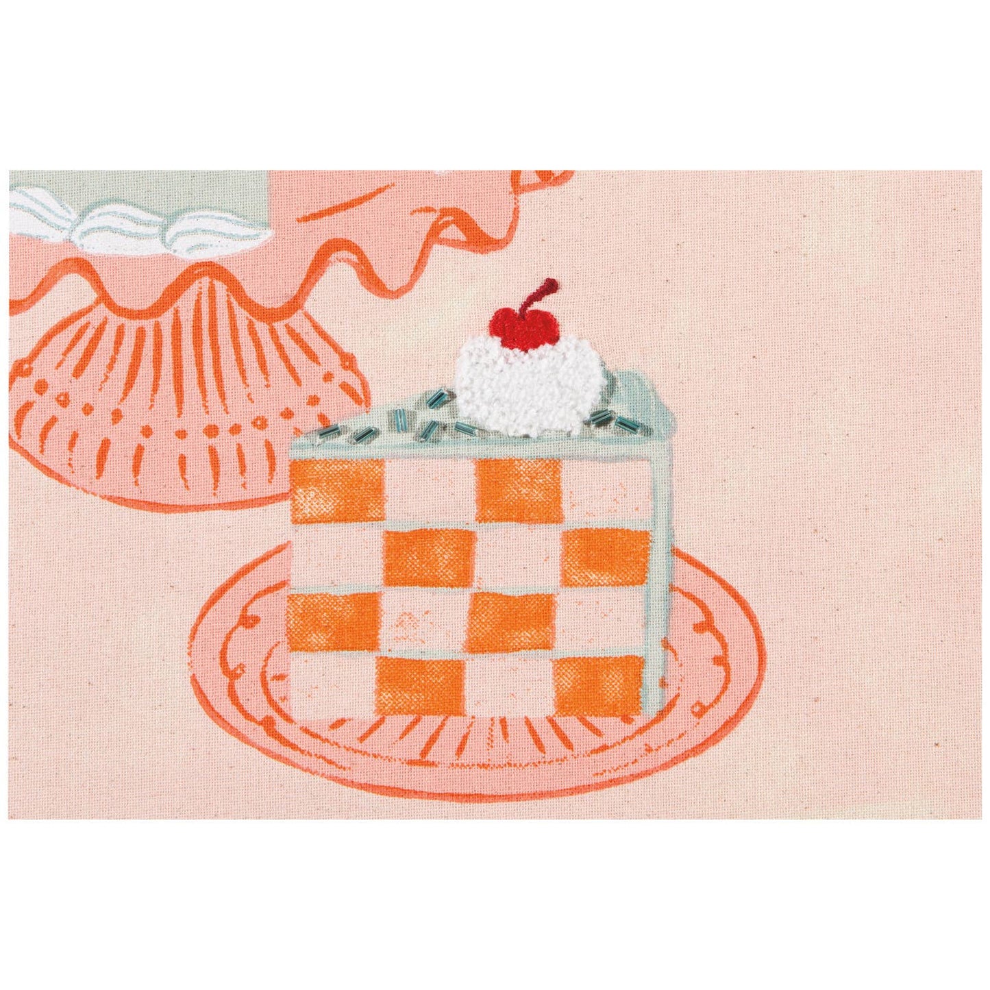Theedoek met de tekst "Take The Cake"