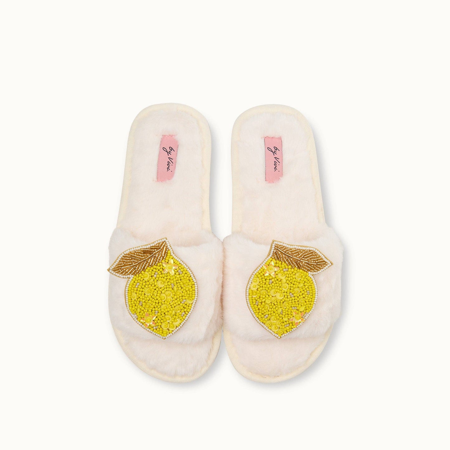 Paire de broches pour Chaussons - Citron