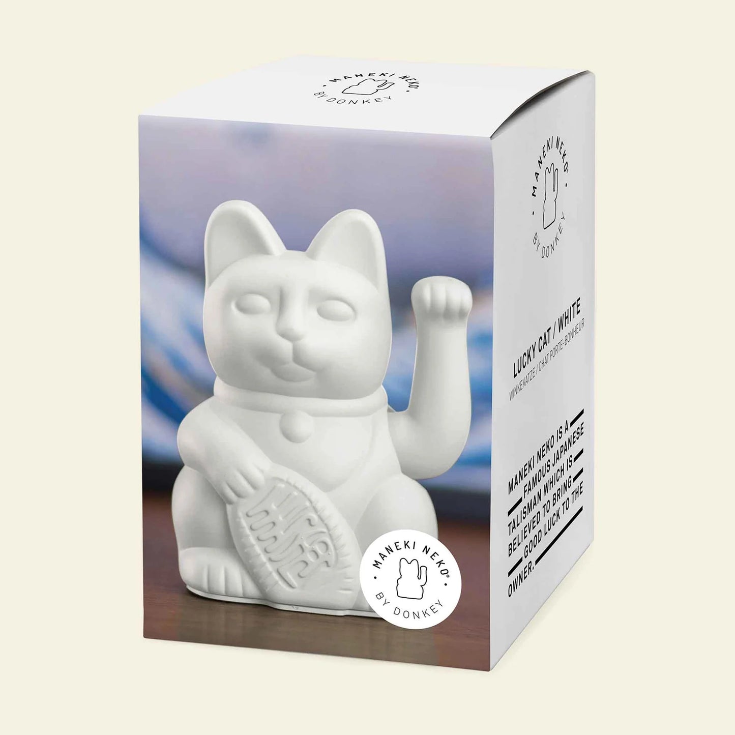 Lucky white cat