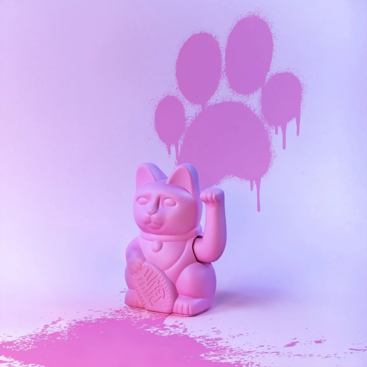 Hot Pink Lucky Cat