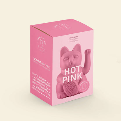 Hot Pink Lucky Cat