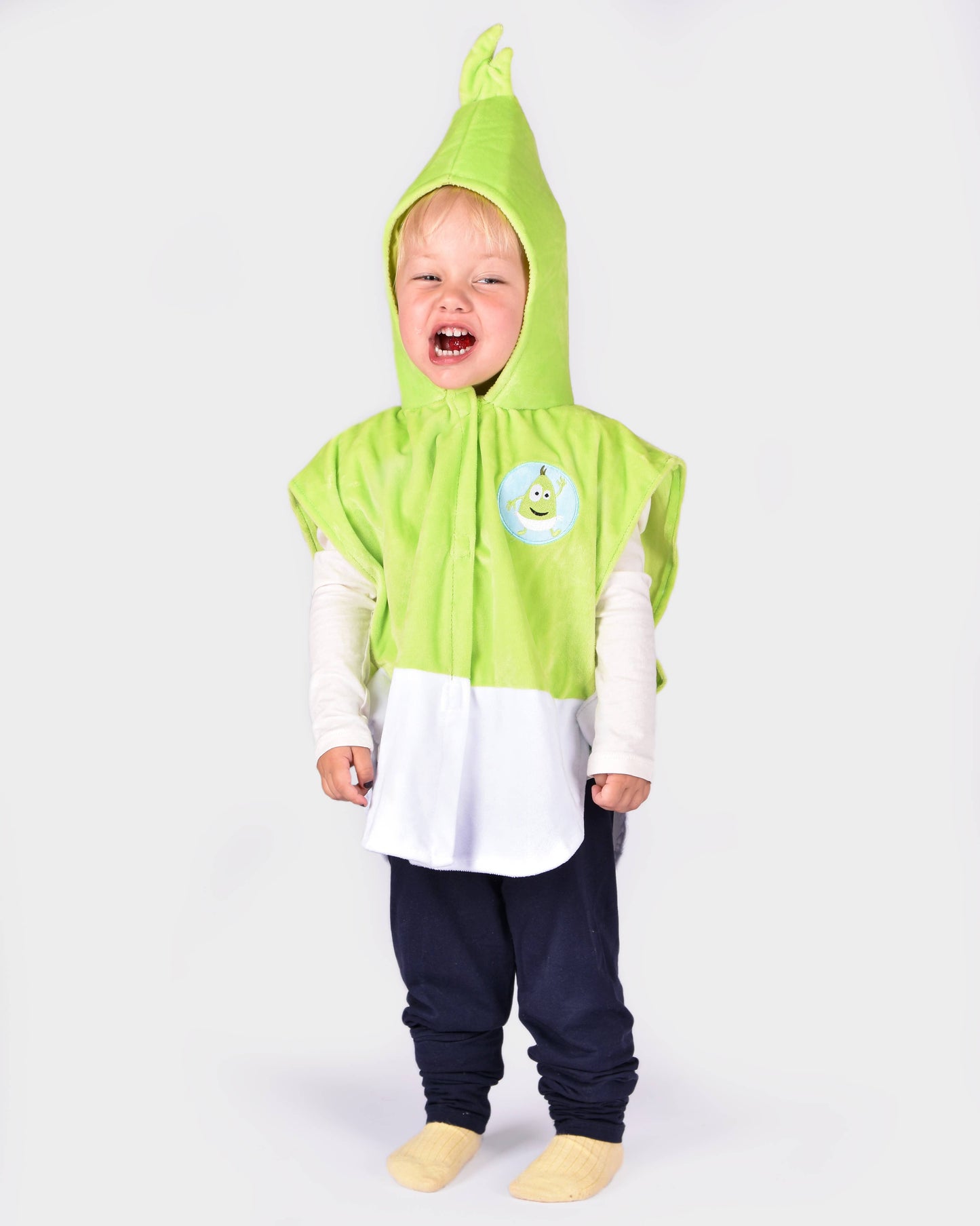 Green cape Babblarna Dadda size 86-110 cm 1-4 years