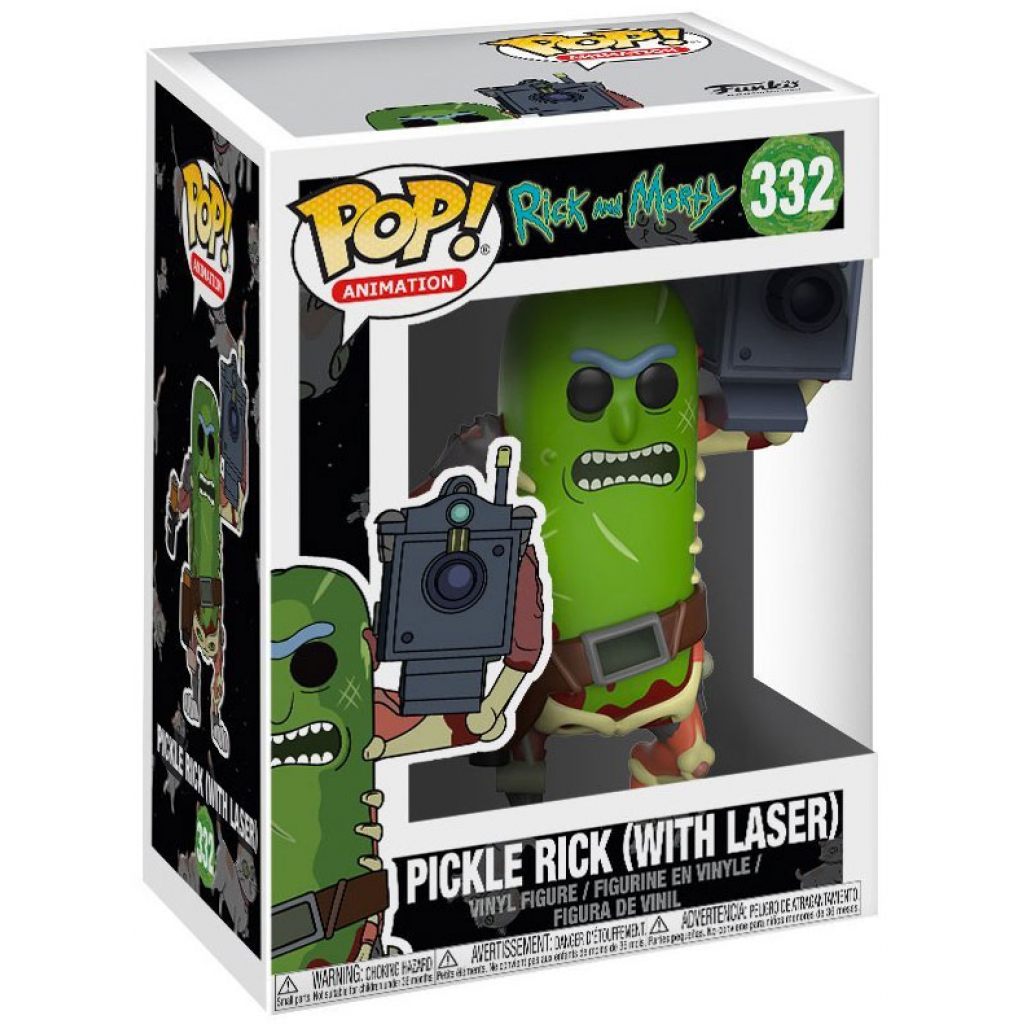 pop pickle rick with laser 332