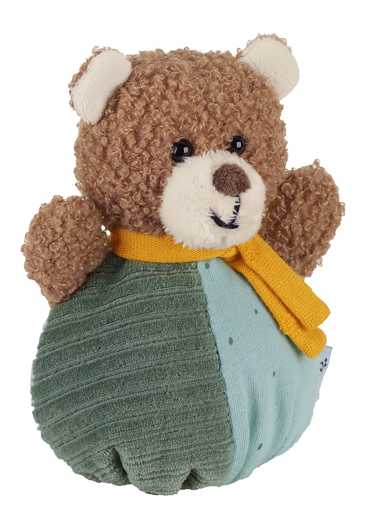 Mini-peluche câline Ours Ben avec hochet - 13 cm – vue 3