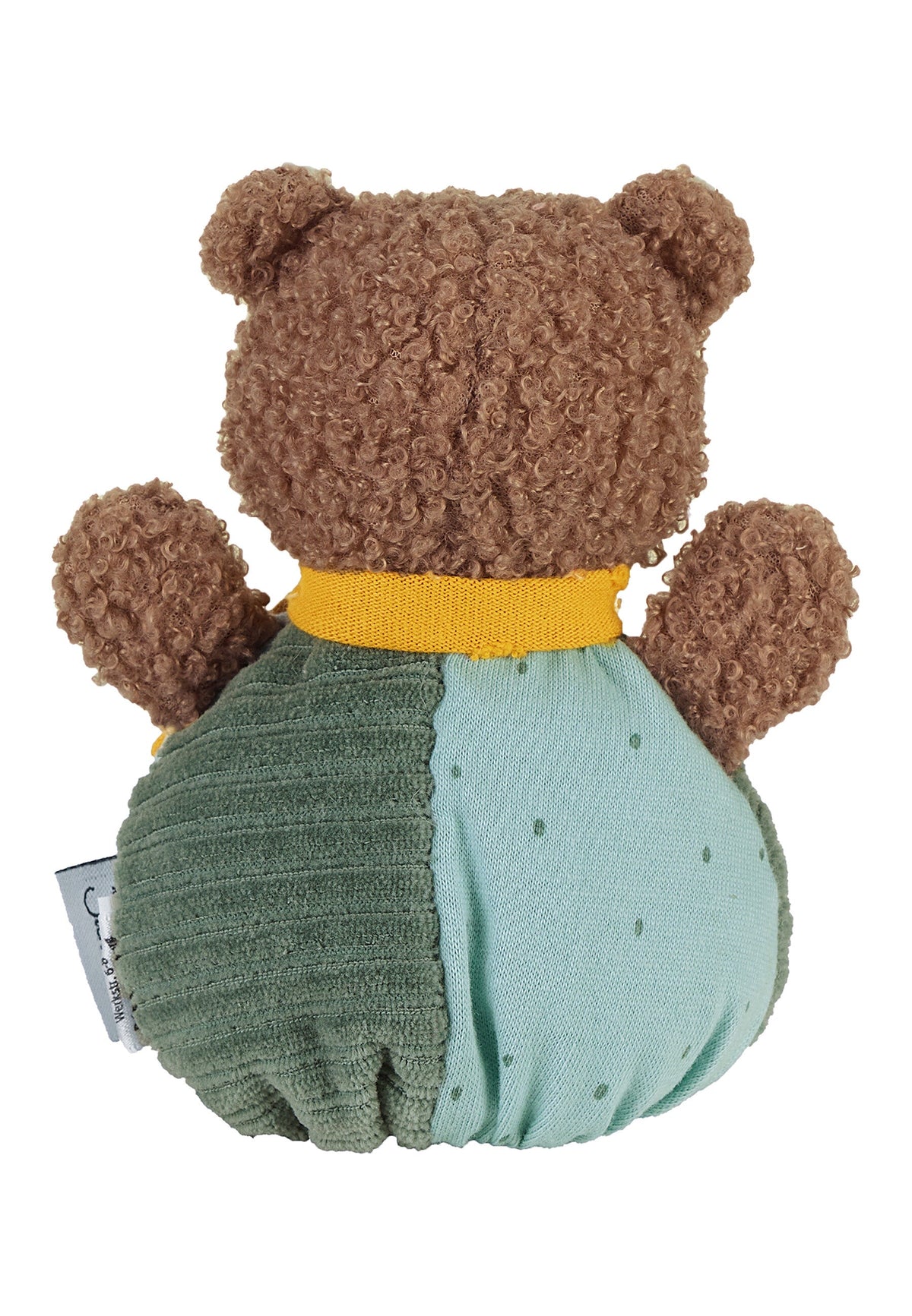 Mini-peluche câline Ours Ben avec hochet - 13 cm – vue 2