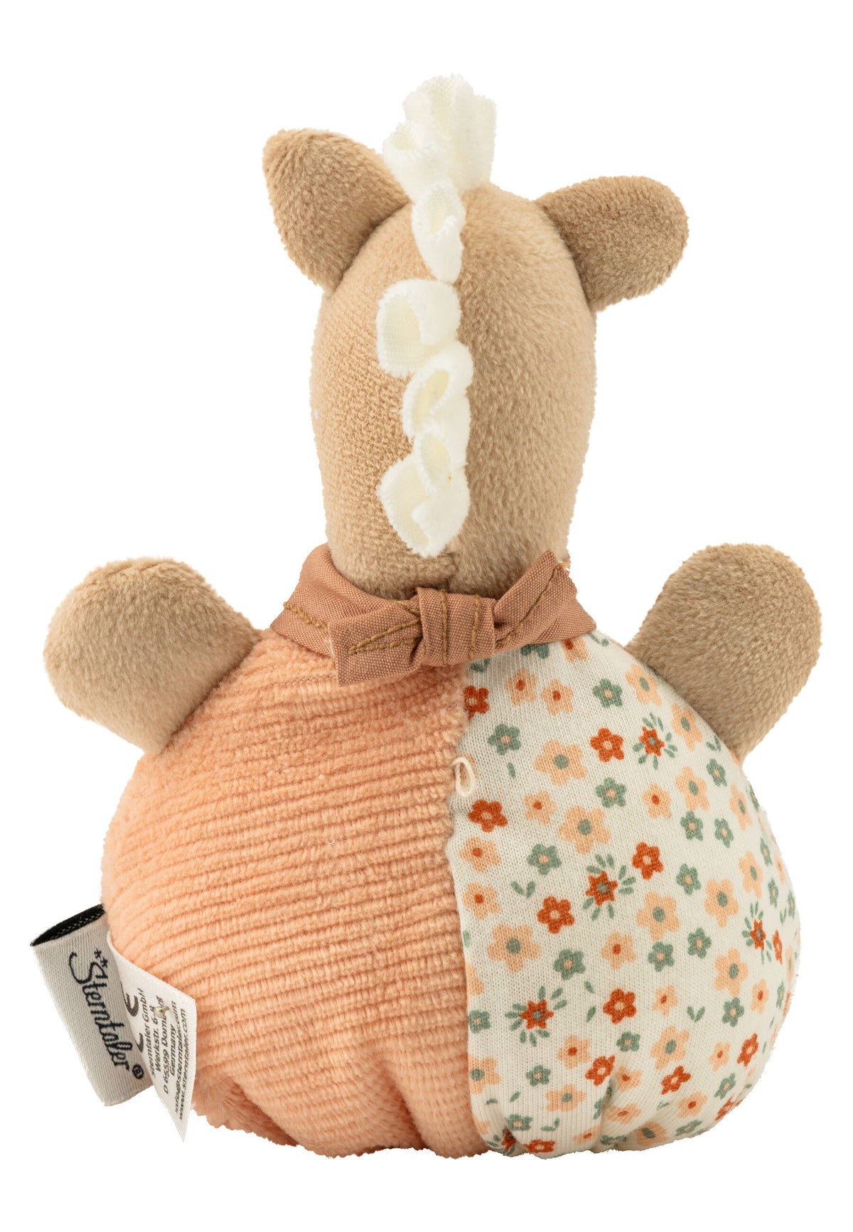 Mini-peluche câline Cheval Sunny avec hochet - 13 cm – vue 2