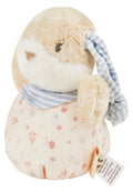 Doudou Lapin Hanni avec hochet et papier crépitant