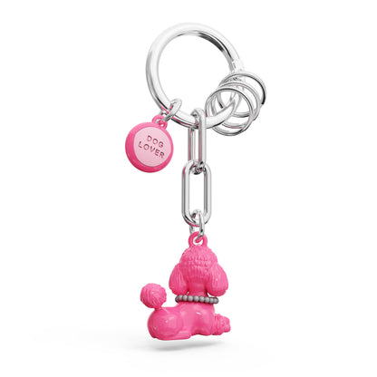 Sleutelhanger met poedelbedeltje