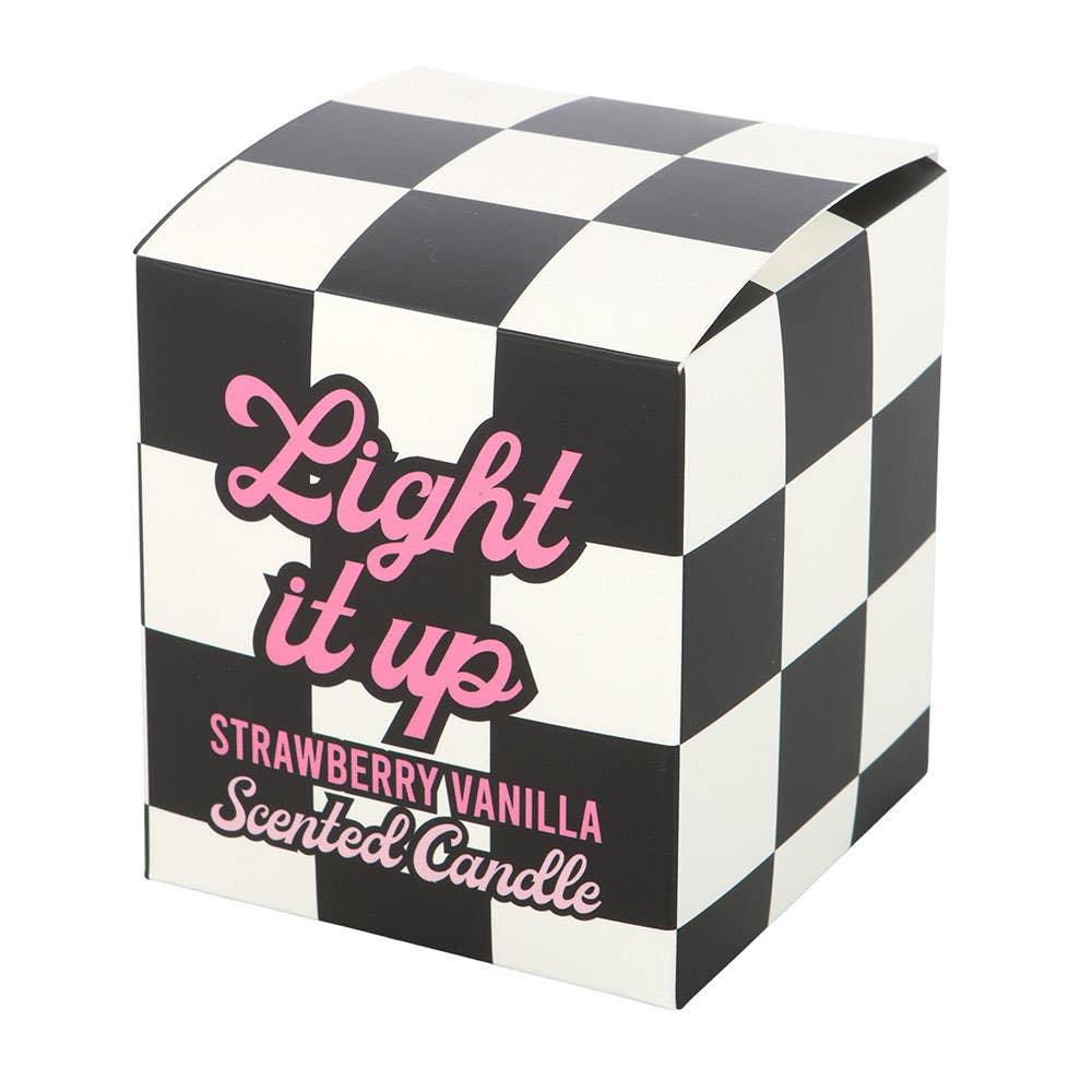 Aardbei-Vanille Light It Up Kaars