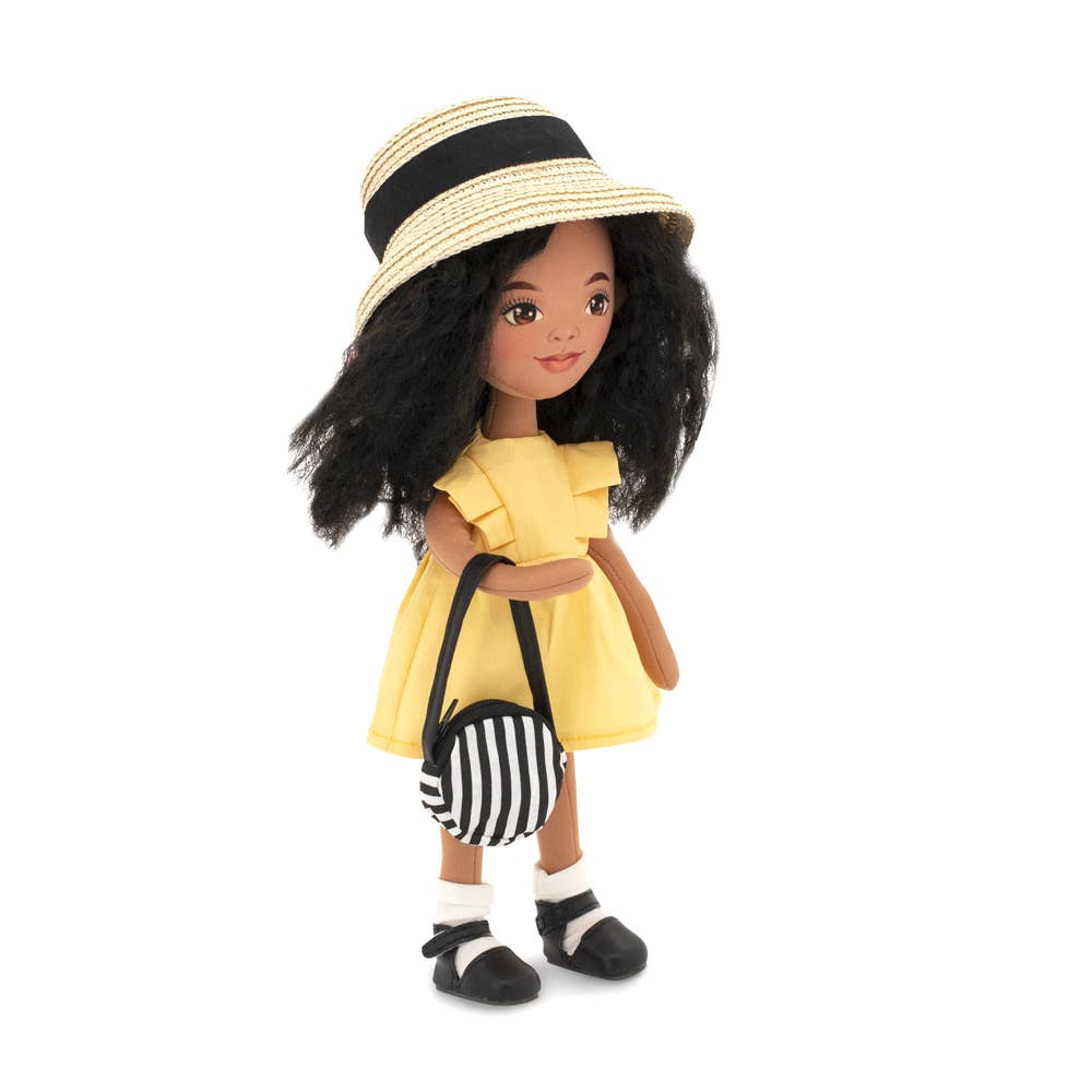 Tina-pop met gele jurk, 32 cm